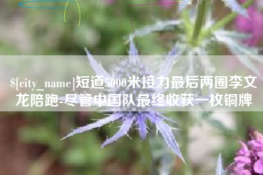 范县短道5000米接力最后两圈李文龙陪跑-尽管中国队最终收获一枚铜牌