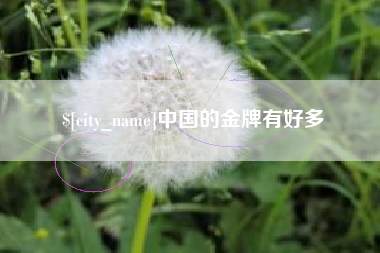 范县中国的金牌有好多