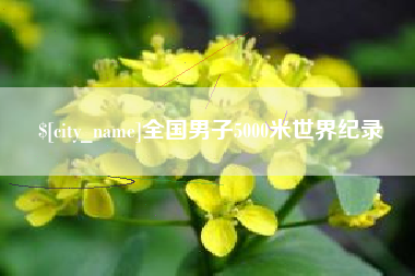 范县全国男子5000米世界纪录