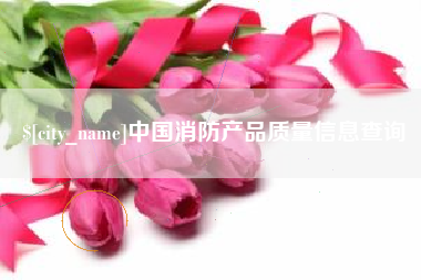 范县中国消防产品质量信息查询