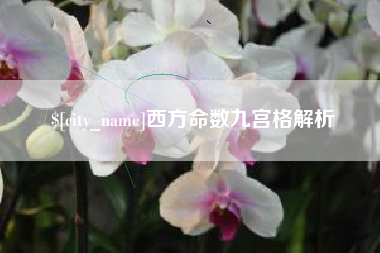 范县西方命数九宫格解析