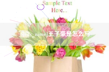 范县王子豪是怎么写