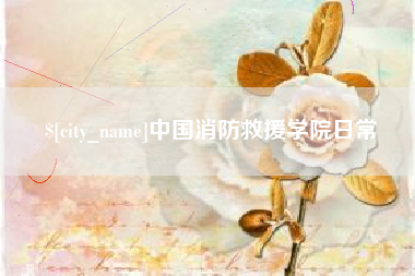 范县中国消防救援学院日常