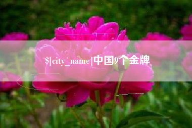 范县中国9个金牌