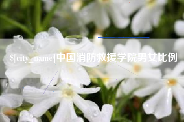 范县中国消防救援学院男女比例