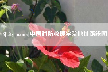范县中国消防救援学院地址路线图