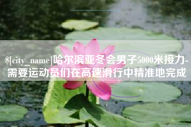 范县哈尔滨亚冬会男子5000米接力-需要运动员们在高速滑行中精准地完成