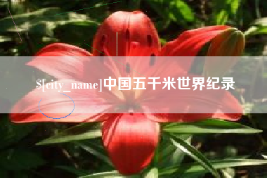 范县中国五千米世界纪录