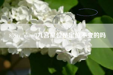 范县九宫星位是定位不变的吗