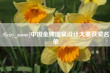 范县中国金牌图案设计大赛获奖名单