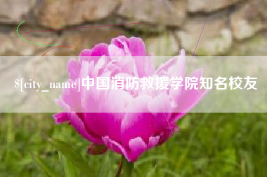 范县中国消防救援学院知名校友