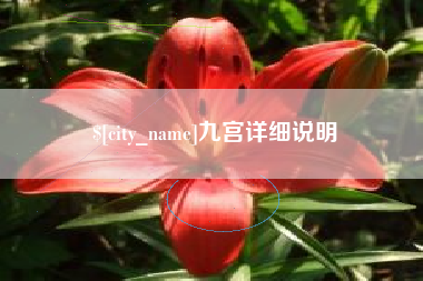 范县九宫详细说明