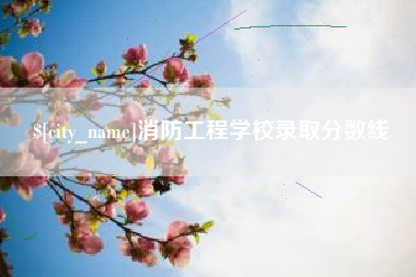范县消防工程学校录取分数线
